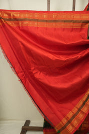 Green Gadwal Silk Saree - SRGGSS665