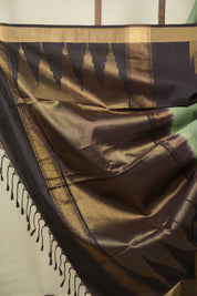Green Soft Silk Saree - SRGSSS497