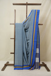 Blue Cotton Ilkal Saree - SRBCIS993