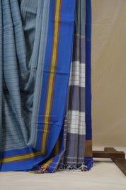Blue Cotton Ilkal Saree - SRBCIS993
