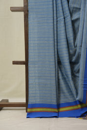 Blue Cotton Ilkal Saree - SRBCIS993