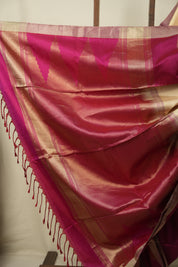 Cream Soft Silk Saree - SRCSSS501