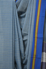 Blue Cotton Ilkal Saree - SRBCIS993