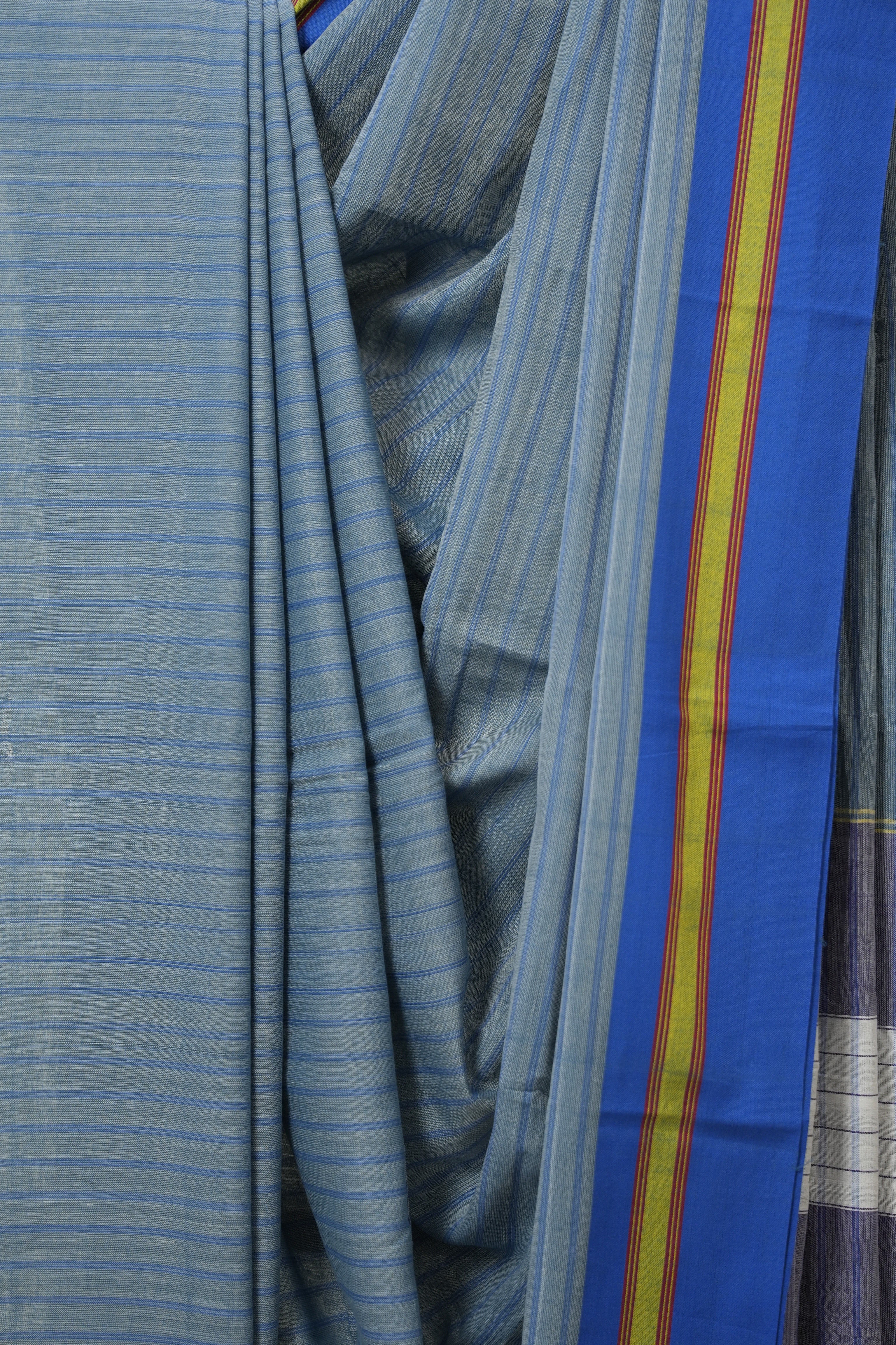 Blue Cotton Ilkal Saree - SRBCIS993
