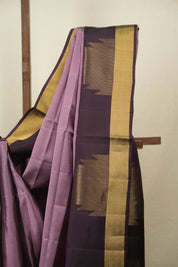Lavender Soft Silk Saree - SRLSSS500