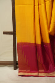 Yellow Soft Silk Saree - SRYSSS499