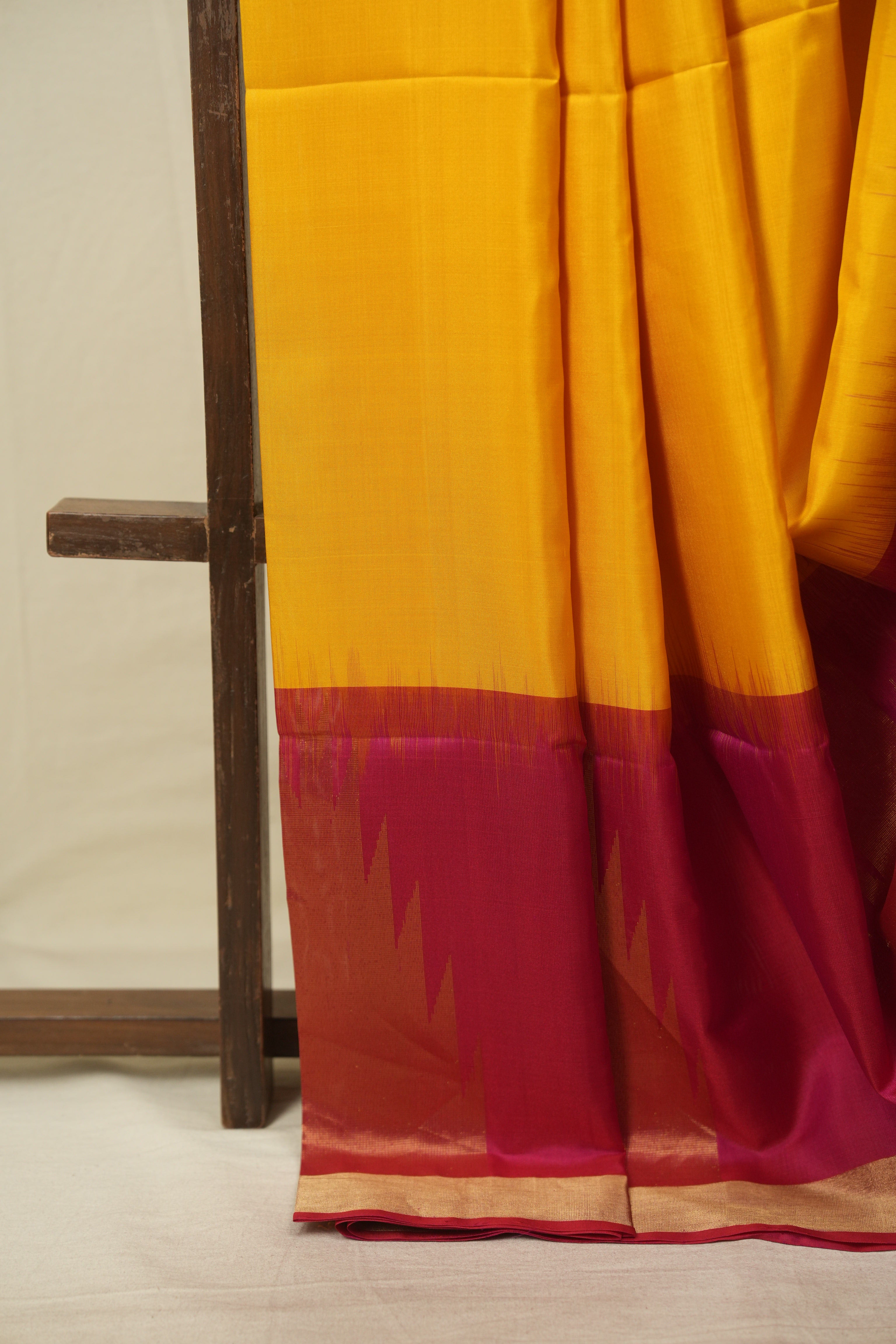 Yellow Soft Silk Saree - SRYSSS499