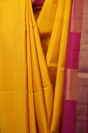 Yellow Soft Silk Saree - SRYSSS499