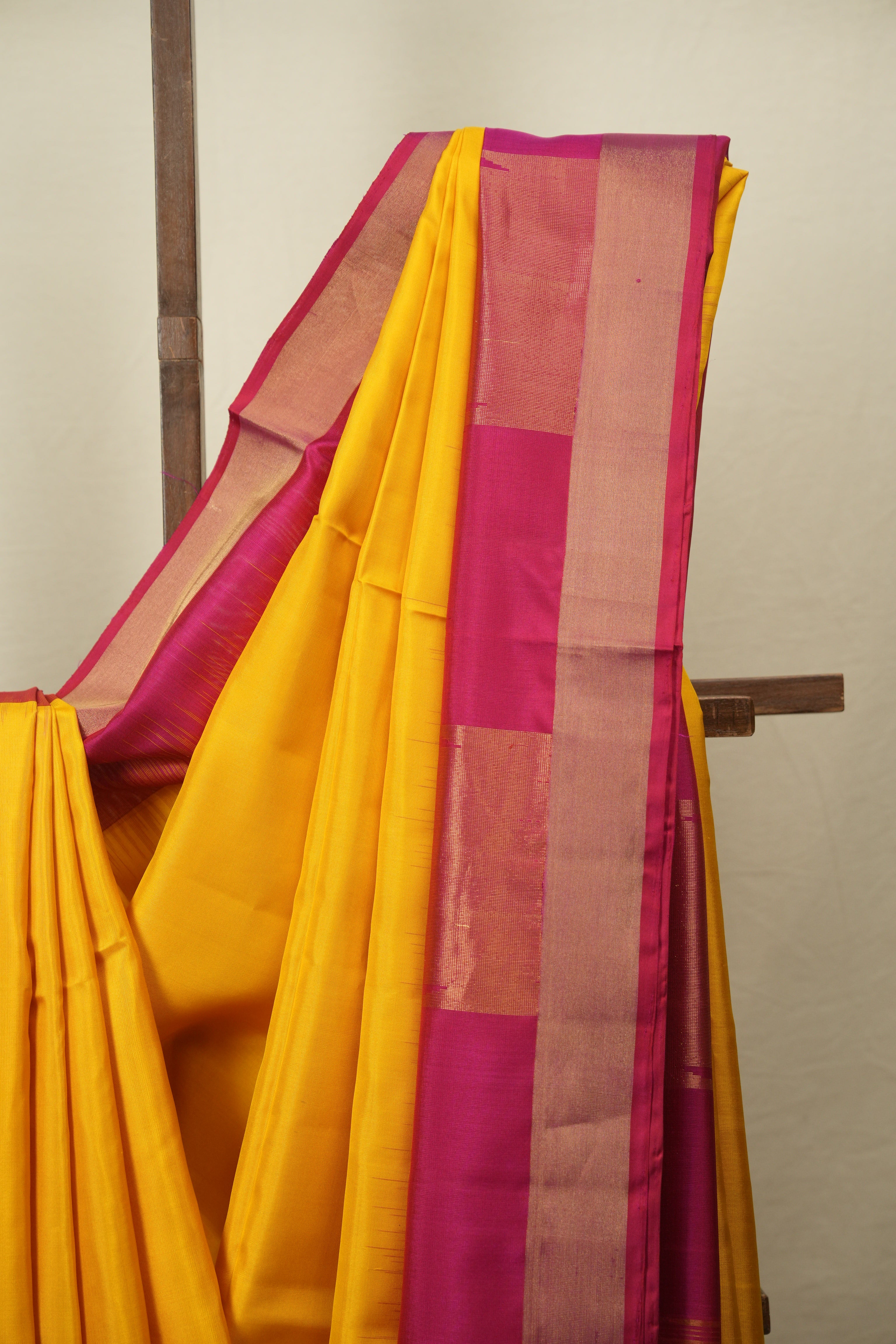 Yellow Soft Silk Saree - SRYSSS499
