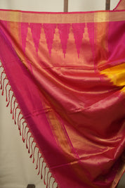 Yellow Soft Silk Saree - SRYSSS499