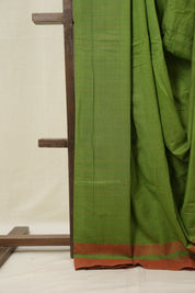 Green Cotton Ilkal Saree - SRGCIS995