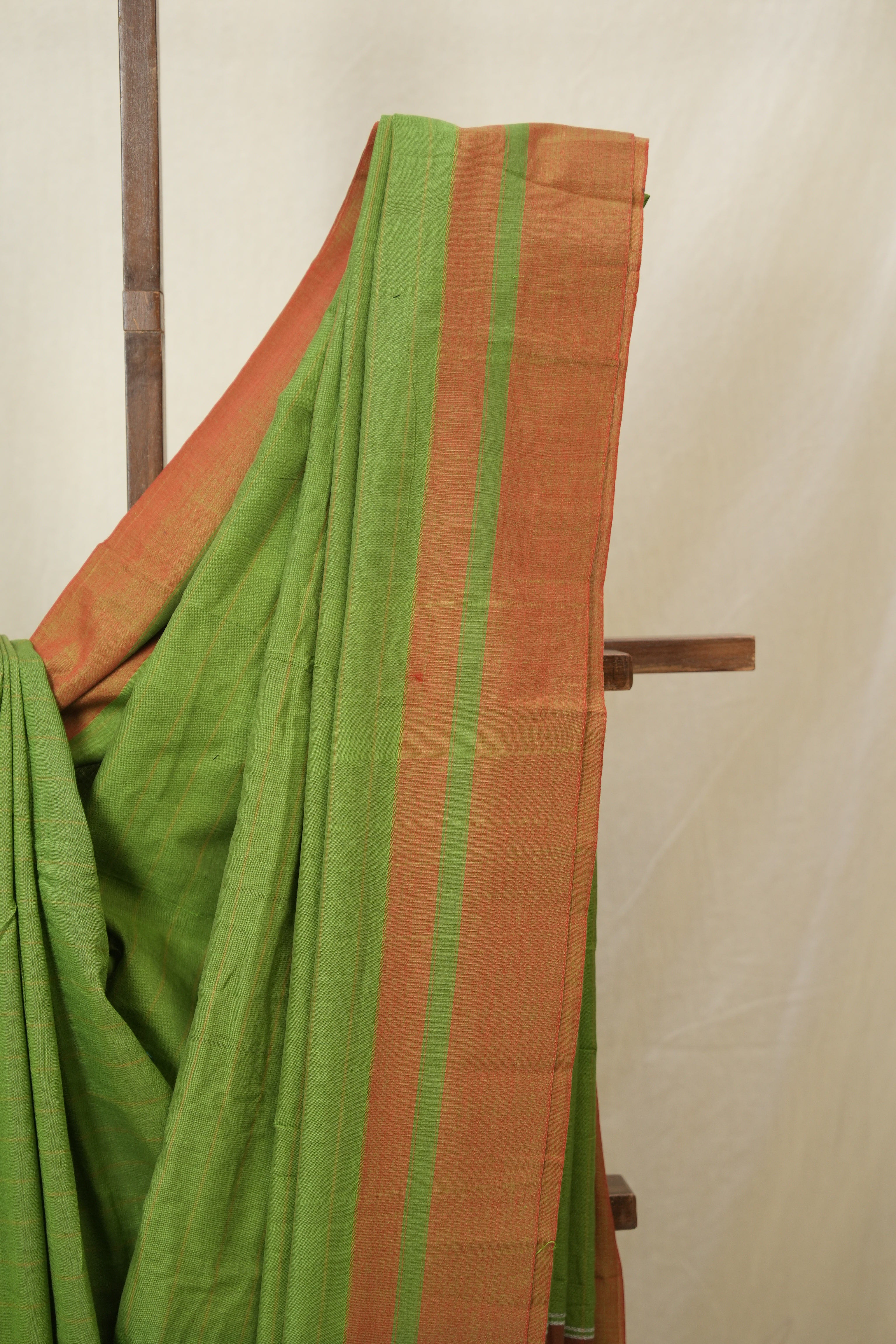 Green Cotton Ilkal Saree - SRGCIS995