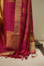 Butter Yellow Soft Silk Saree - SRBYSSS502