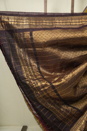 Mehandi Green Gadwal Cotton Silk Saree - SRMGCSS200
