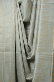 Aqua Blue Raw Silk Saree - SRABRSS965