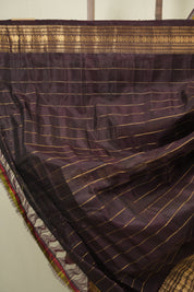 Mehandi Green Gadwal Cotton Silk Saree - SRMGCSS200