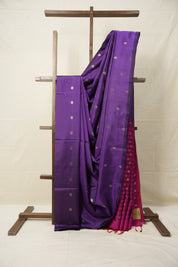 Purple Soft Silk Saree - SRPSSS363