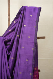 Purple Soft Silk Saree - SRPSSS363