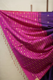 Purple Soft Silk Saree - SRPSSS363