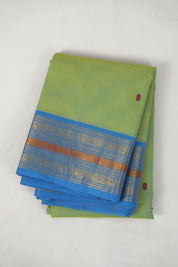 Two Tone Green Kanchi Cotton Saree - SRTTGKCS1278