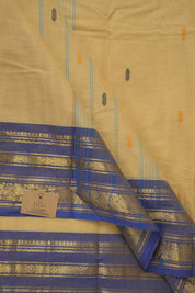 Beige Kanchi Cotton Saree - SRBKCS1282