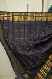 Green Gadwal Cotton Silk Saree - SRGGCSS201