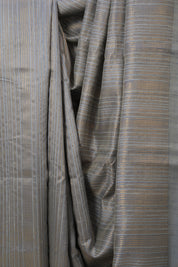 Ash Blue Raw Silk Saree - SRABRSS969