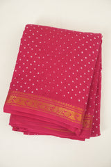 Pink Sungudi Cotton Saree - SRPSCS262