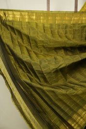 Royal Blue Gadwal Cotton Silk Saree - SRRBCGSS205