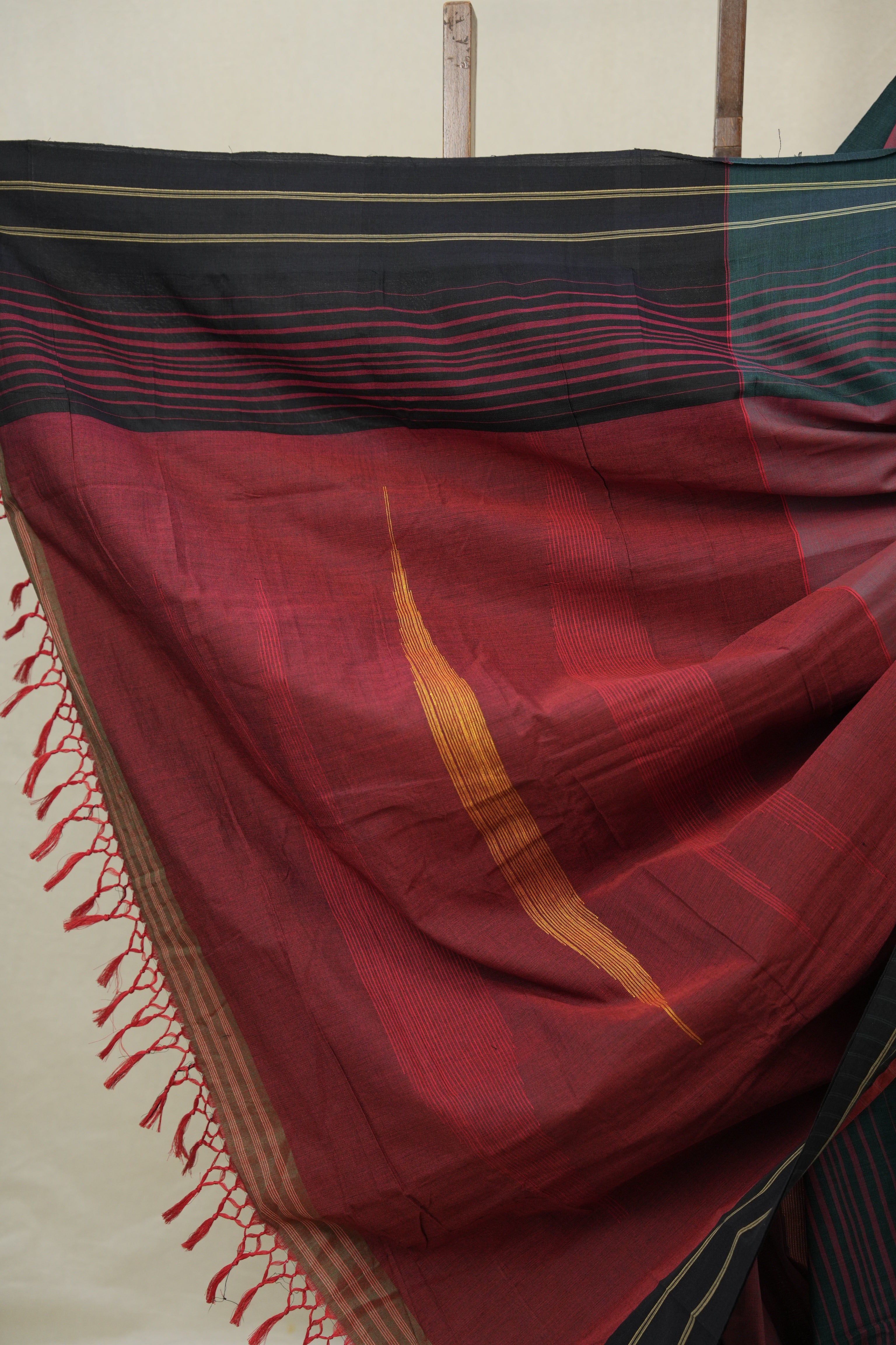 Dusty Mauve Cotton Ilkal Saree - SRDMCIS972