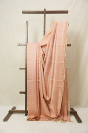 Peach Raw Silk Saree - SRPRSS971