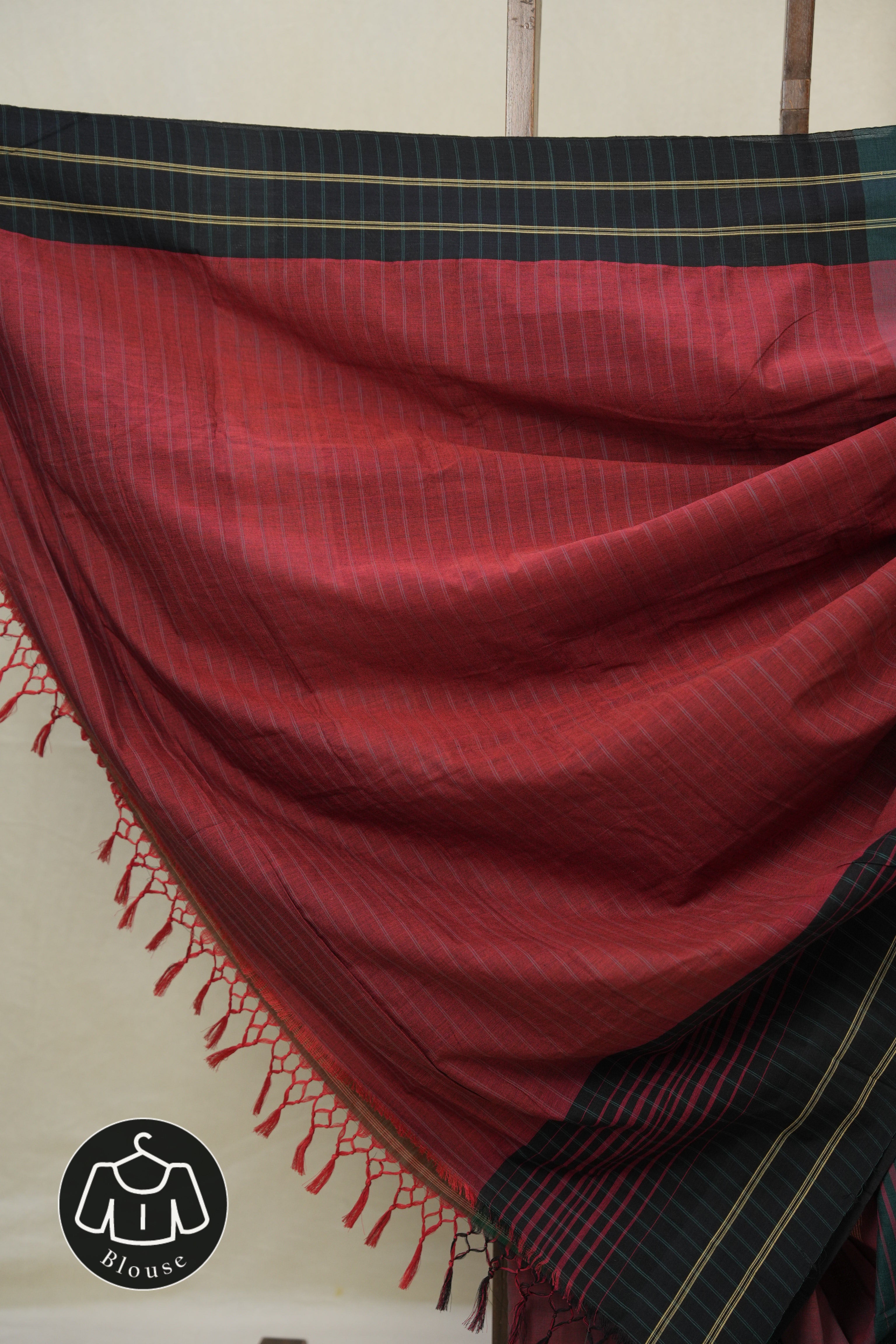 Dusty Mauve Cotton Ilkal Saree - SRDMCIS972
