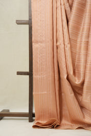 Peach Raw Silk Saree - SRPRSS971
