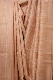Peach Raw Silk Saree - SRPRSS971