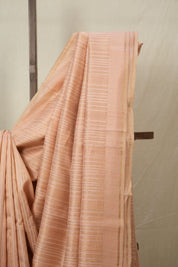 Peach Raw Silk Saree - SRPRSS971