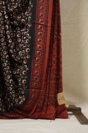 Red HBP Modal Silk Saree - SRBMSS563