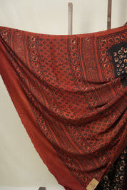 Red HBP Modal Silk Saree - SRBMSS563