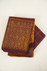 Yellow Sungudi Cotton Saree - SRYSCS249