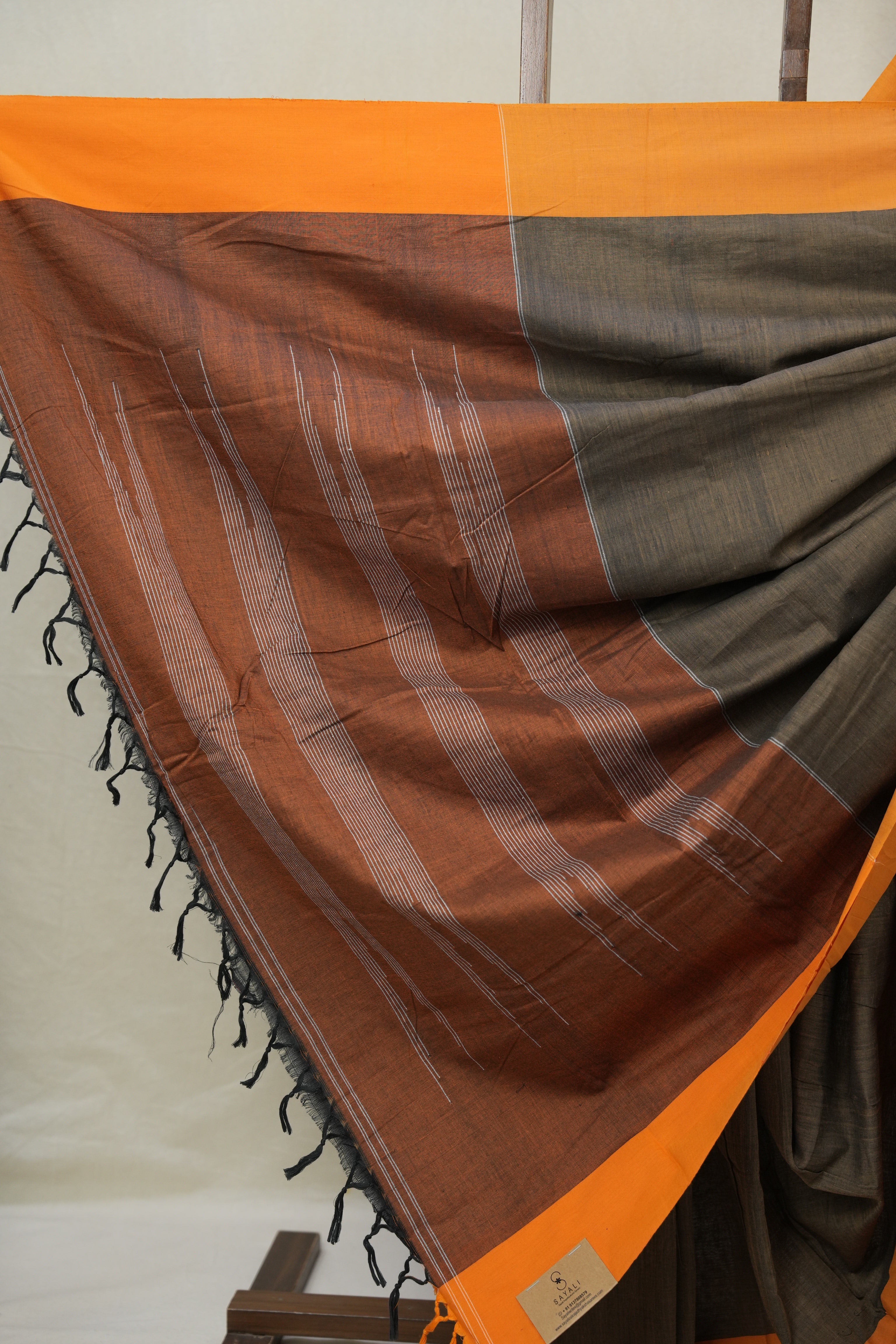 Light Brown Cotton Ilkal Saree - SRLBCIS969