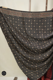 Rust Red Floral Print HBP Modal Silk Saree - SRRMSS560