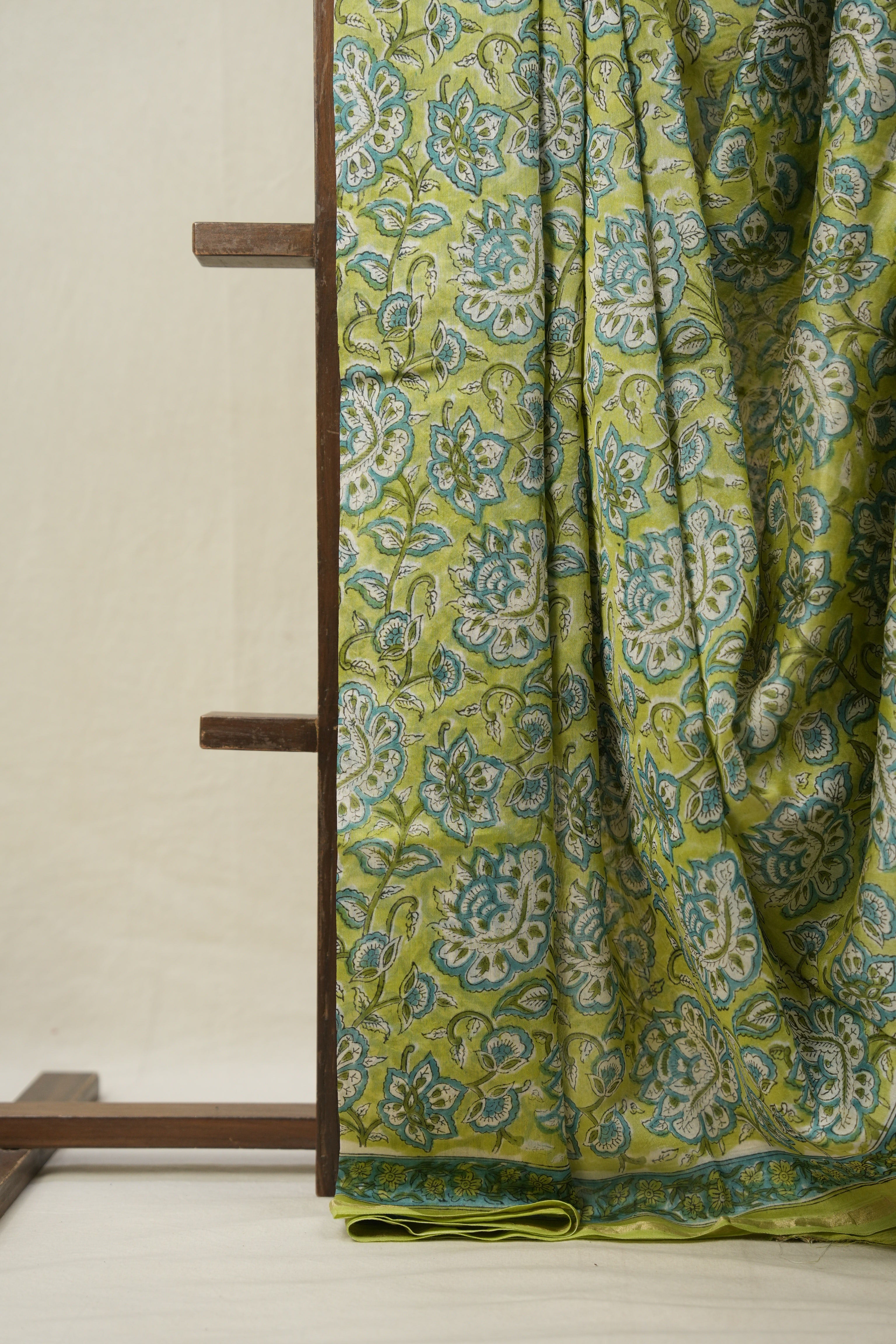 Light Pista Green HBP Cotton Silk Saree With Chanderi Border - SRLPGCSS1427