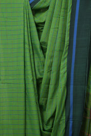 Green Cotton Ilkal Saree - SRGCIS975