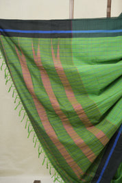 Green Cotton Ilkal Saree - SRGCIS975