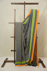 Two Tone Blue Cotton Ilkal Saree - SRBCIS977