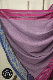 Dusty Pink Cotton Ilkal Saree - SRDPCIS1022