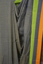Two Tone Blue Cotton Ilkal Saree - SRBCIS977