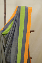 Two Tone Blue Cotton Ilkal Saree - SRBCIS977