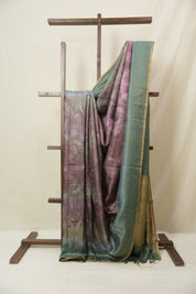 Green Multicolor Tussar Silk Saree - SRGMTSS1756