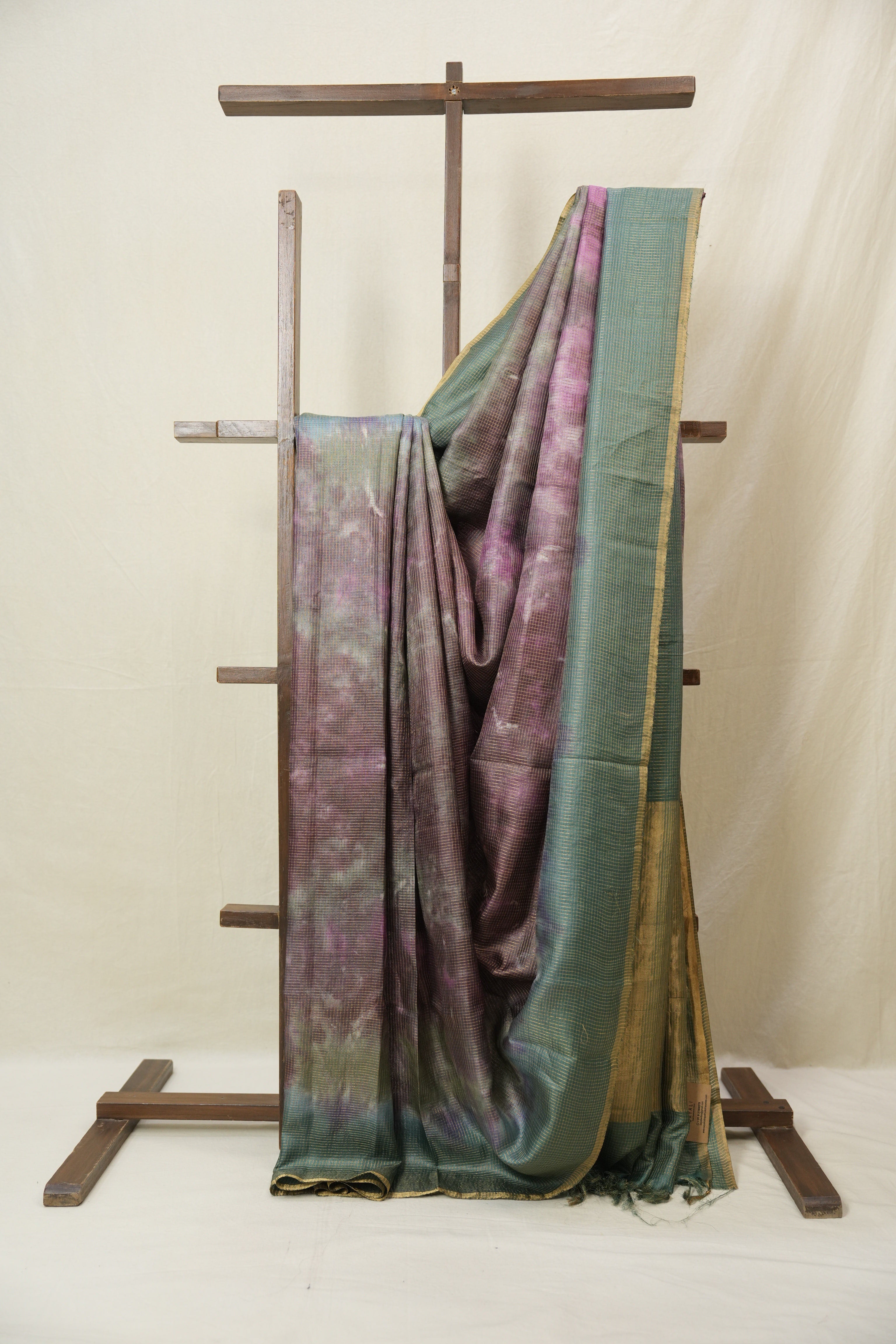 Green Multicolor Tussar Silk Saree - SRGMTSS1756