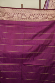 Soft Purple Banarasi Silk Saree - SRSPBSS991